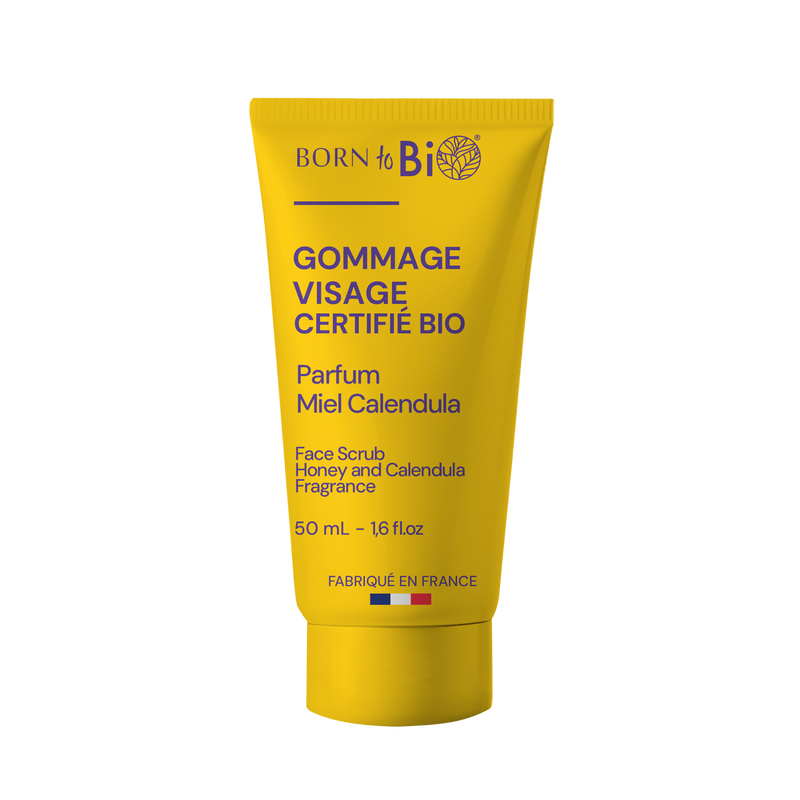 Born to Bio | Økologisk ansiktsskrubb med akasiehonning & ringblomst - 50 ml