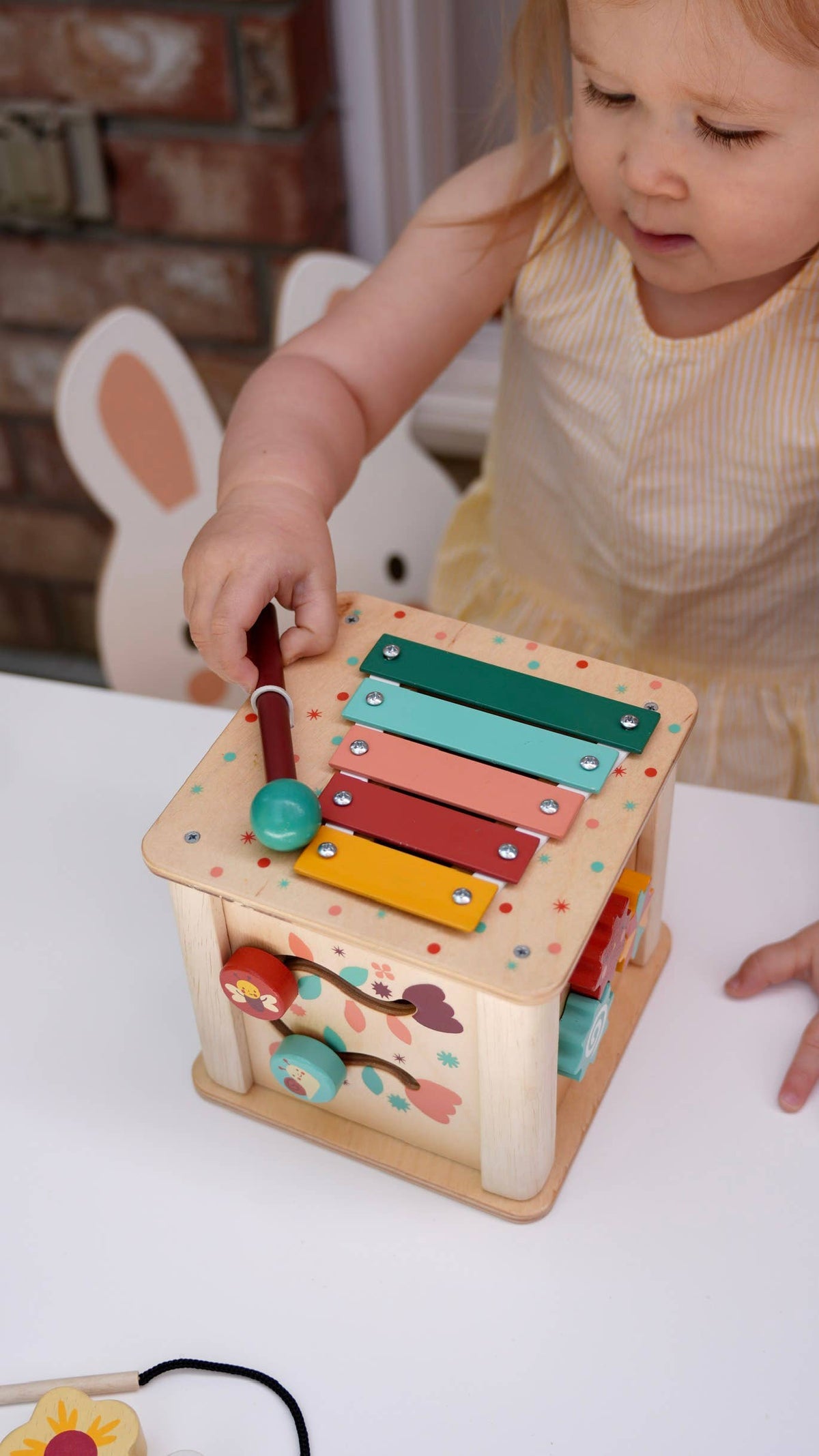 Mentari | Aktivitetskube, "Toddler Activity Cube" - Plastfri