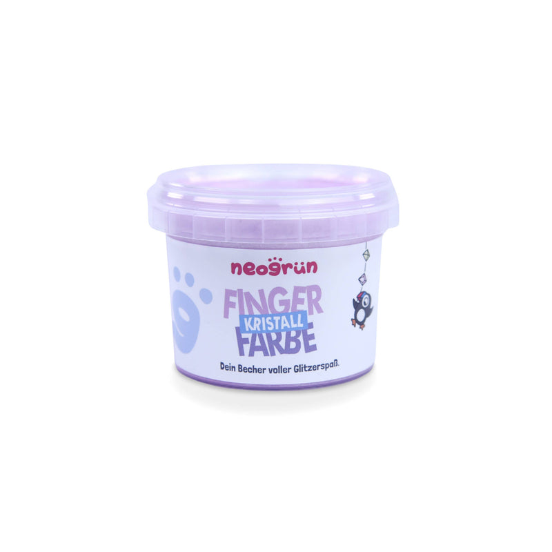 neoGRÜN | Fingermaling, Crystal Bio, Økologisk / Vegansk, 120g | Rose Quartz