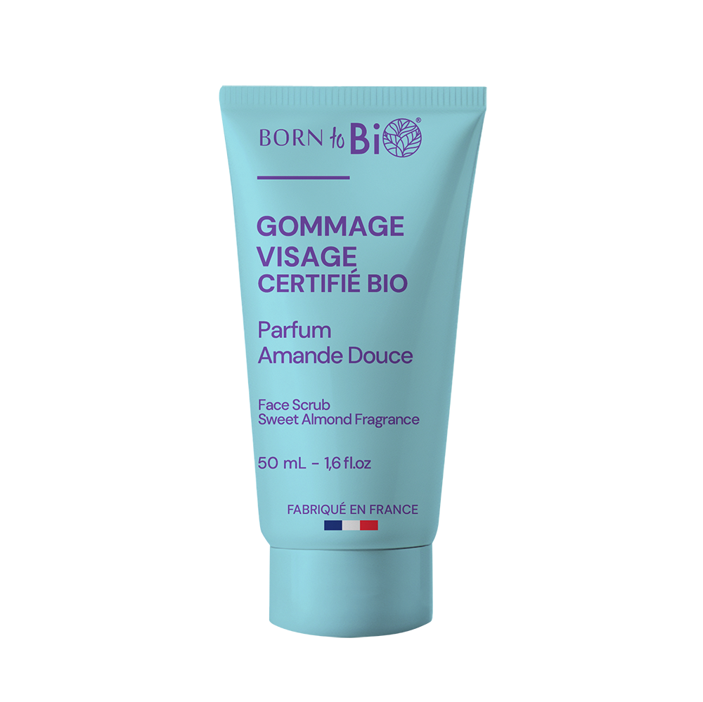 Born to Bio | Økologisk Ansiktsskrubb med Mandel – 50 ml
