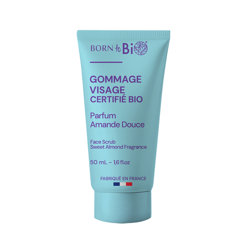 Born to Bio | Økologisk Ansiktsskrubb med Mandel – 50 ml
