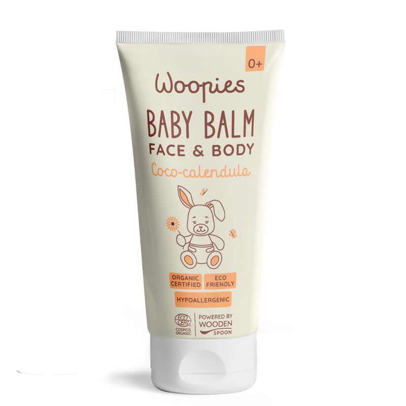 Wooden Spoon | Kropp-og Ansiktsbalsam, "Woopies Baby Balm Face & Body Coco Calendula" | 100 ml