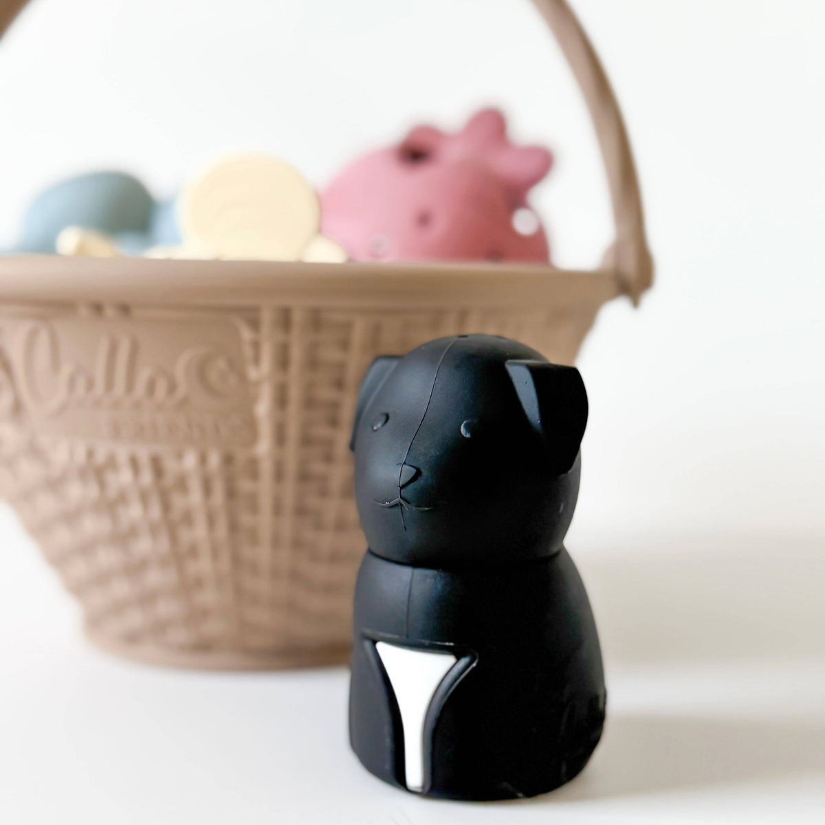 Calla & Friends | Jordbærhage badeleker i silikon – 5 deler