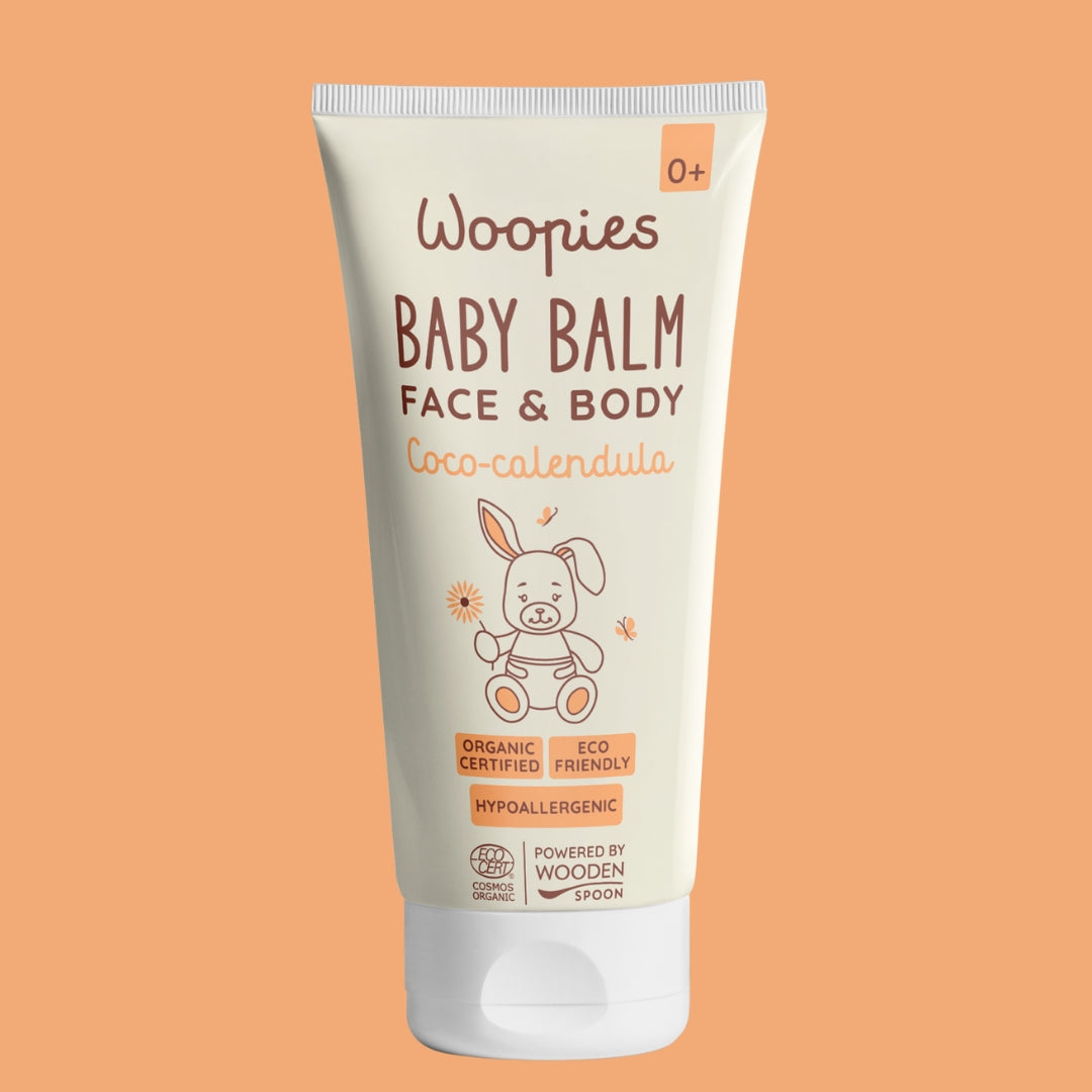 Wooden Spoon | Kropp-og Ansiktsbalsam, "Woopies Baby Balm Face & Body Coco Calendula" | 100 ml