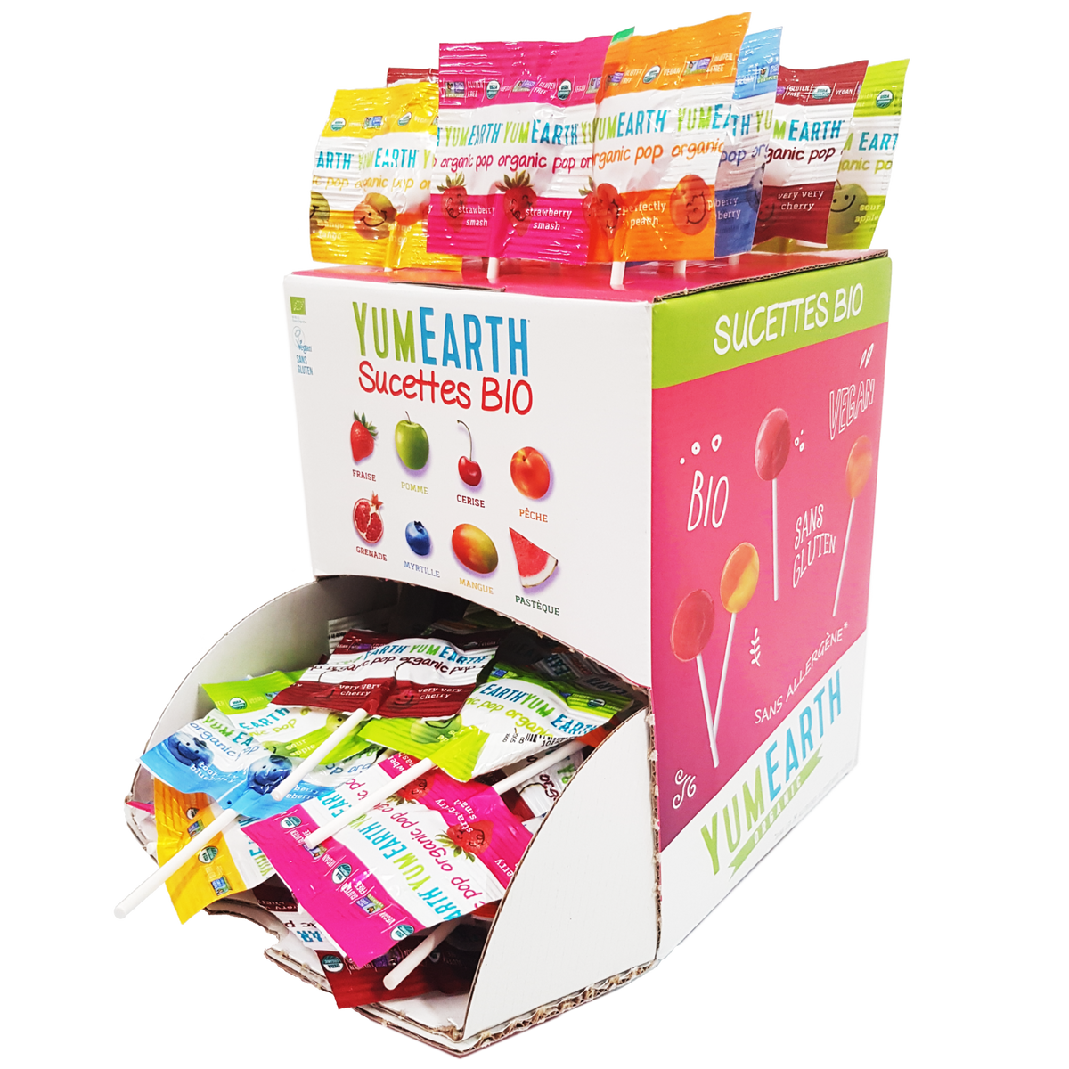YumEarth | Kjærlighet På Pinne, Økologiske og Veganske, Assorterte Smaker | Per Stk