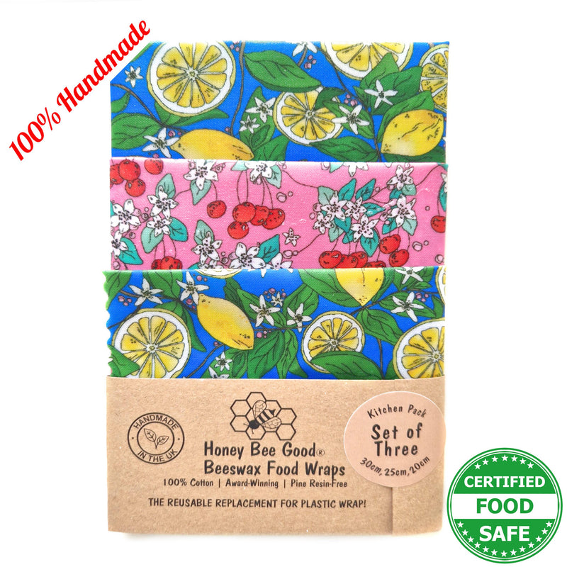 Honey Bee Good | Bivoksark 3 pk - "Fruit" - S/M/L - (30 x 30, 25 x 25, 20 x 20 cm)