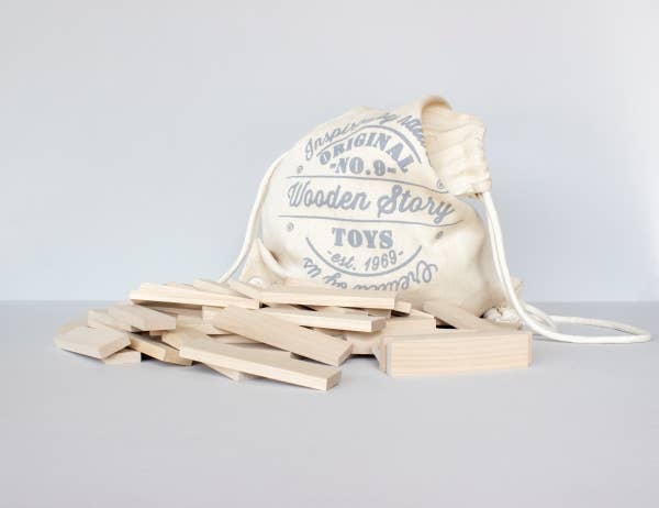 Wooden Story | Arkitekturklosser i tre – 100 stk