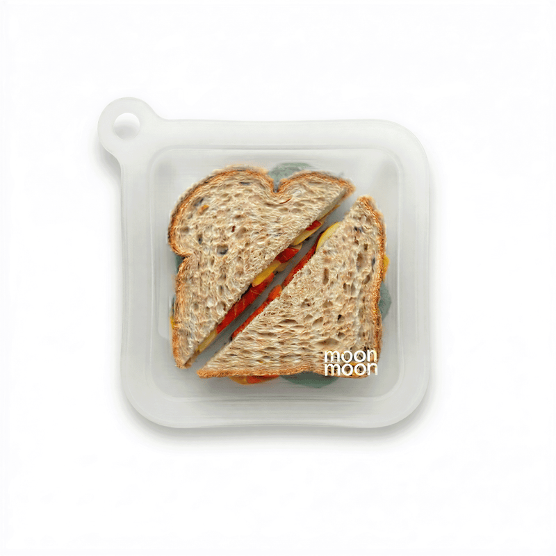 Moonmoon | Sandwichpose i 100 % silikon – Klar