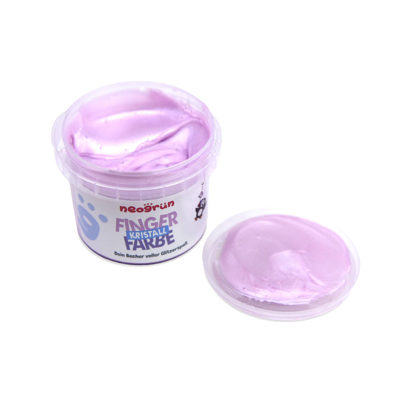 neoGRÜN | Fingermaling, Crystal Bio, Økologisk / Vegansk, 120g | Rose Quartz