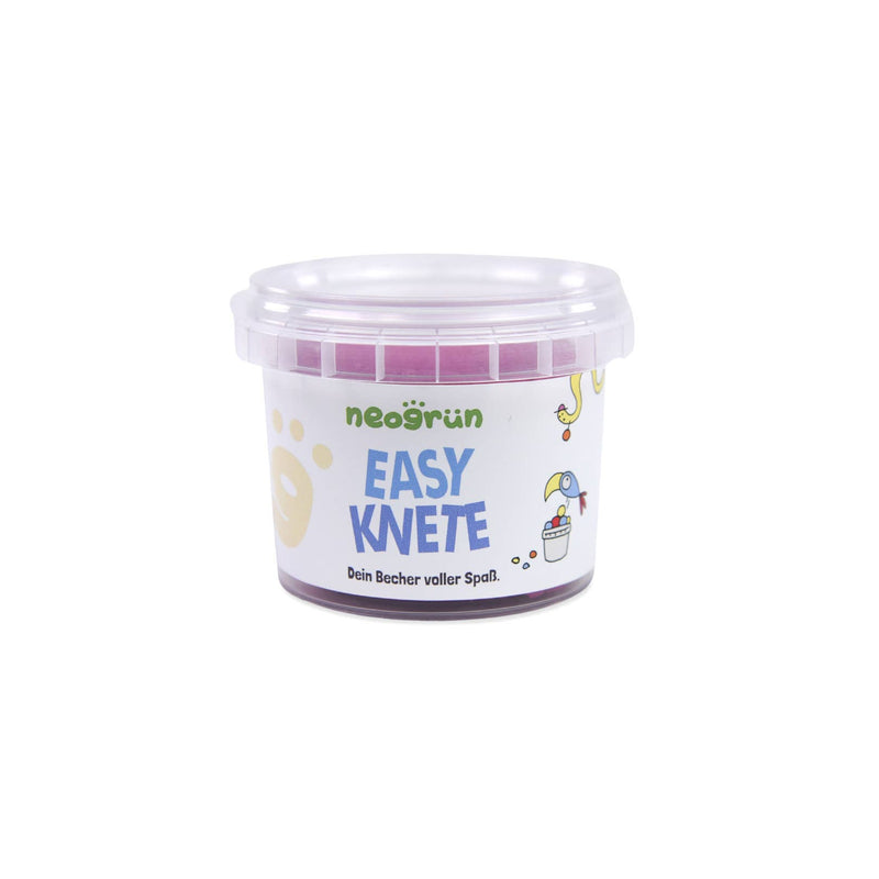 neoGRÜN | Modelleire / Lekedeig, Easy Dough, Økologisk / Vegansk, 120g | Rosa