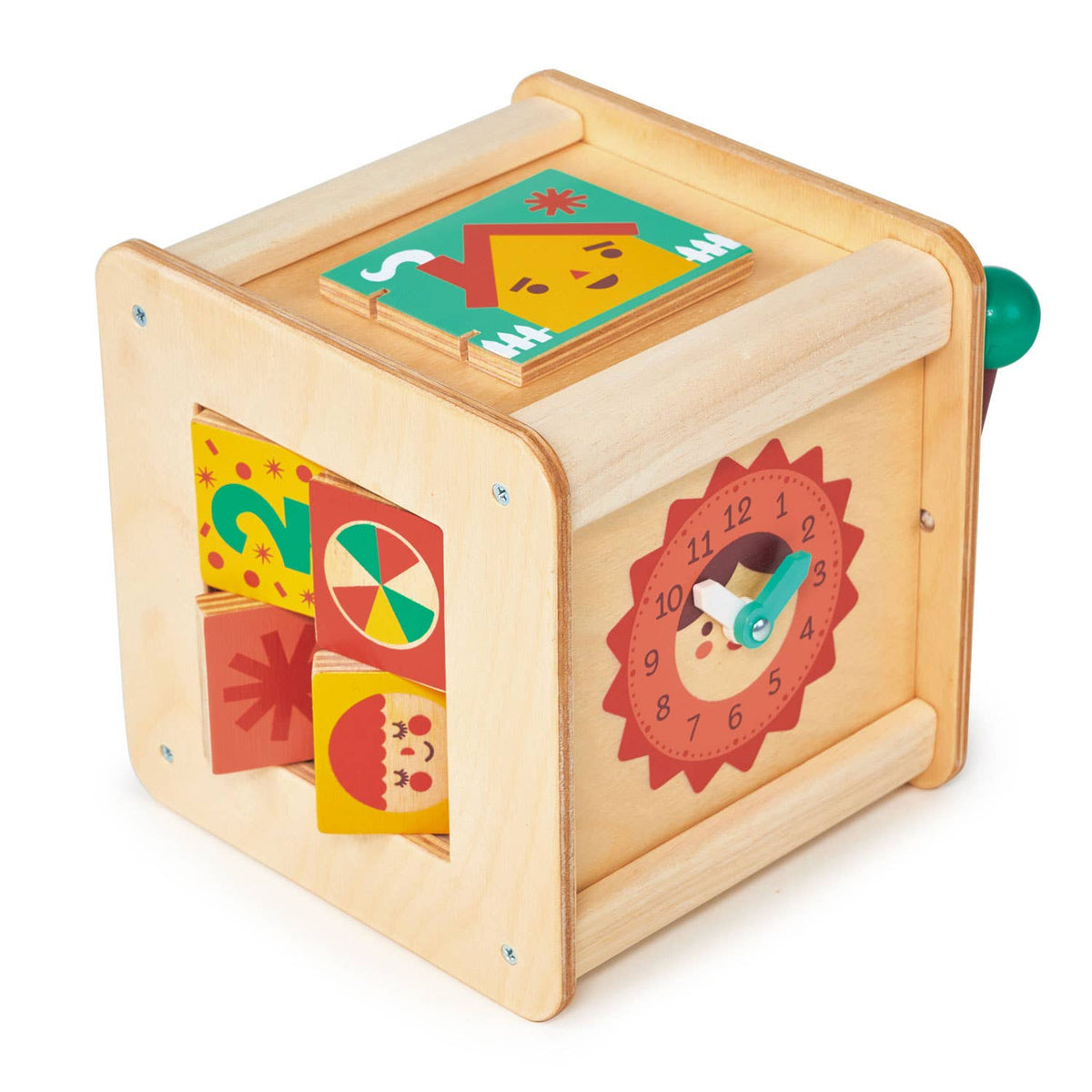 Mentari | Aktivitetskube, "Toddler Activity Cube" - Plastfri