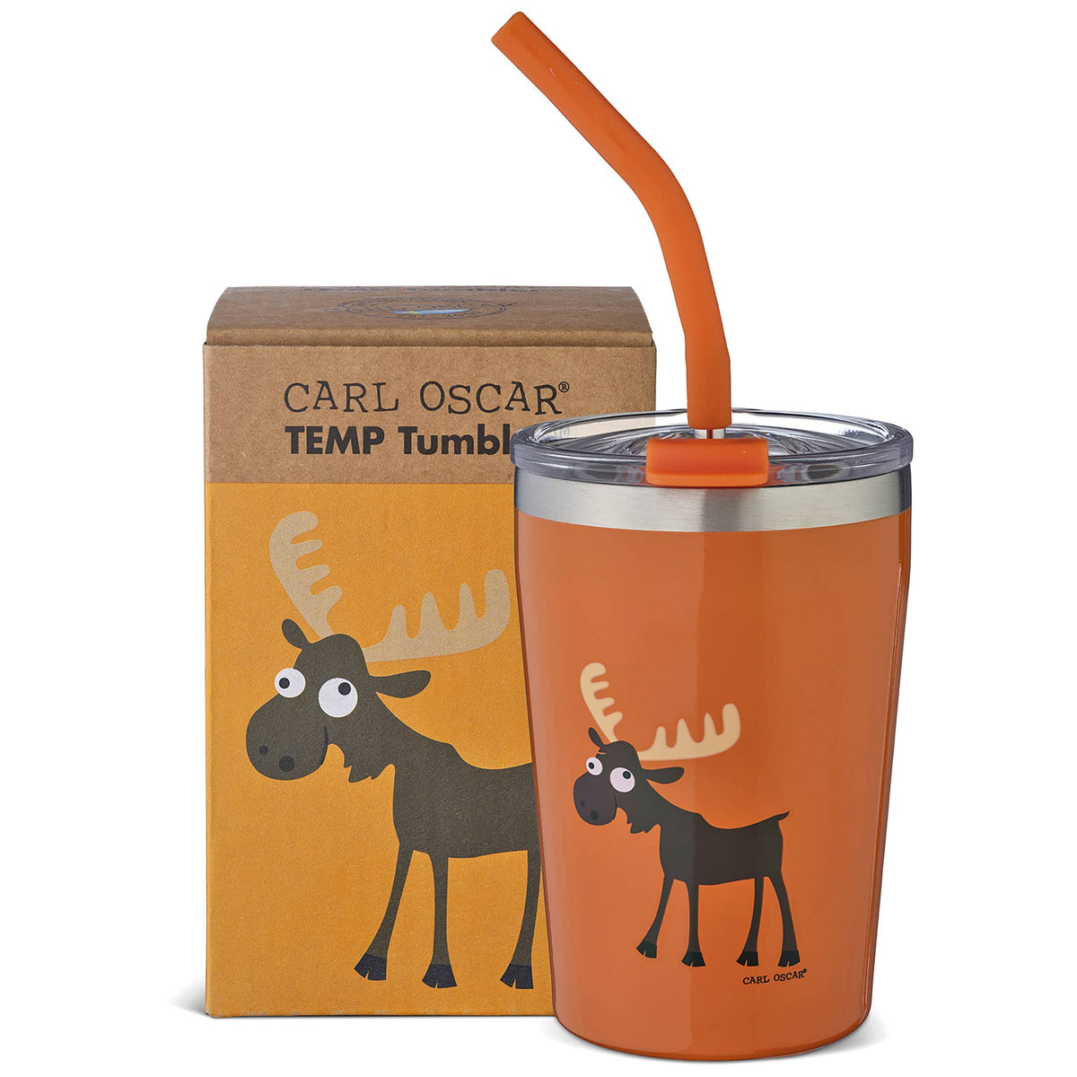 Carl Oscar | TEMP Tumbler™ 0.25 L, Kopp i rustfritt stål - Orange