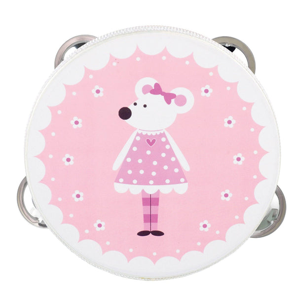Orange Tree Toys | Tamburin, Rosa Mus