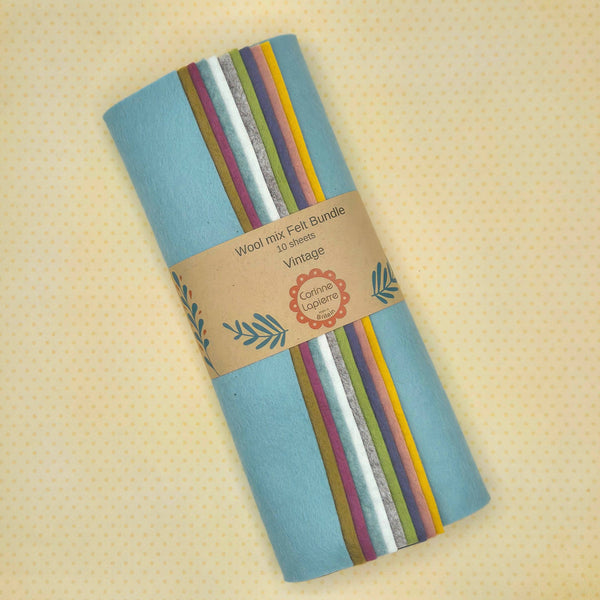 Filtark i Ullblanding, 10 stk | Vintage