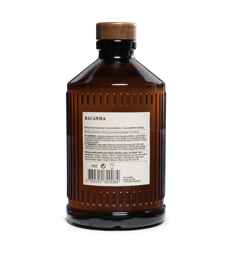 Bacanha | Agurk-sirup, 400ml