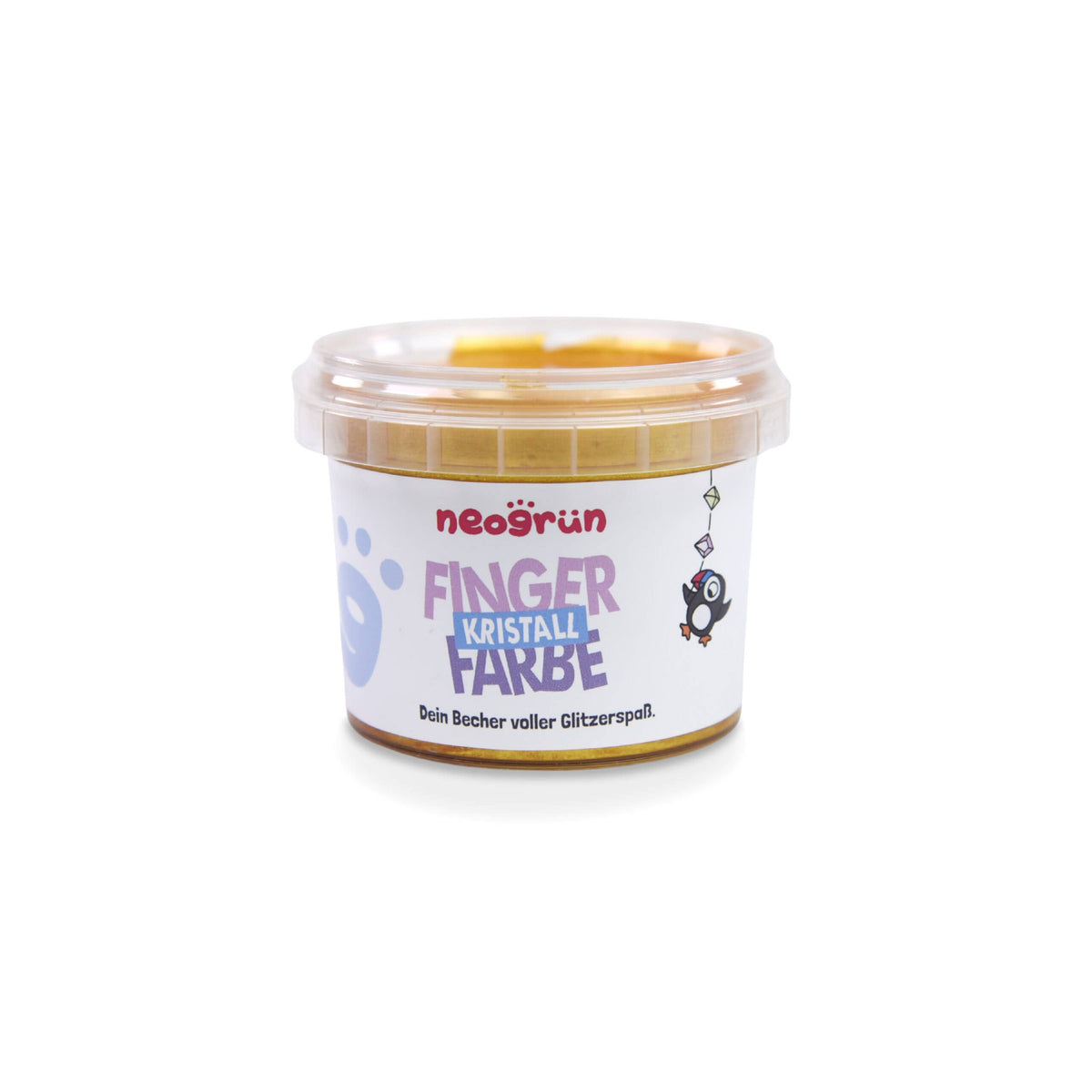 neoGRÜN | Fingermaling, Økologisk / Vegansk, 120g | Gold
