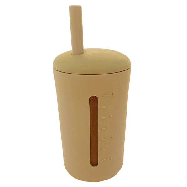 Summerville Organic | Kopp med sugerør | 200 ml | Ochre