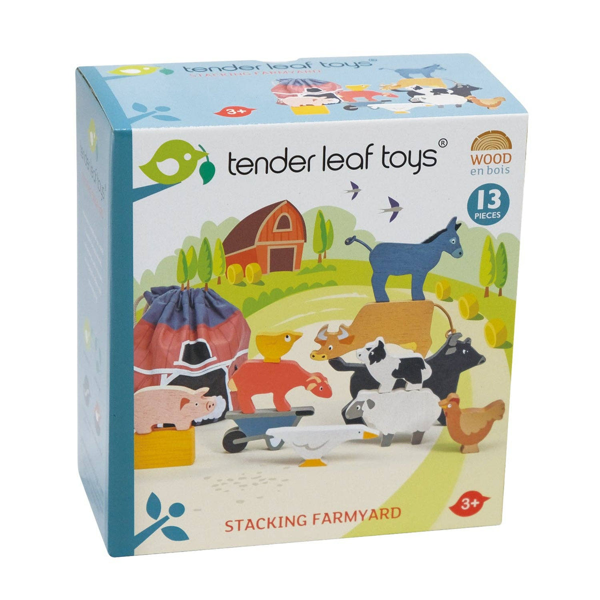 Tender Leaf | Stableleke, Dyrene På Gården, "Stacking Farmyard" - Plastfri