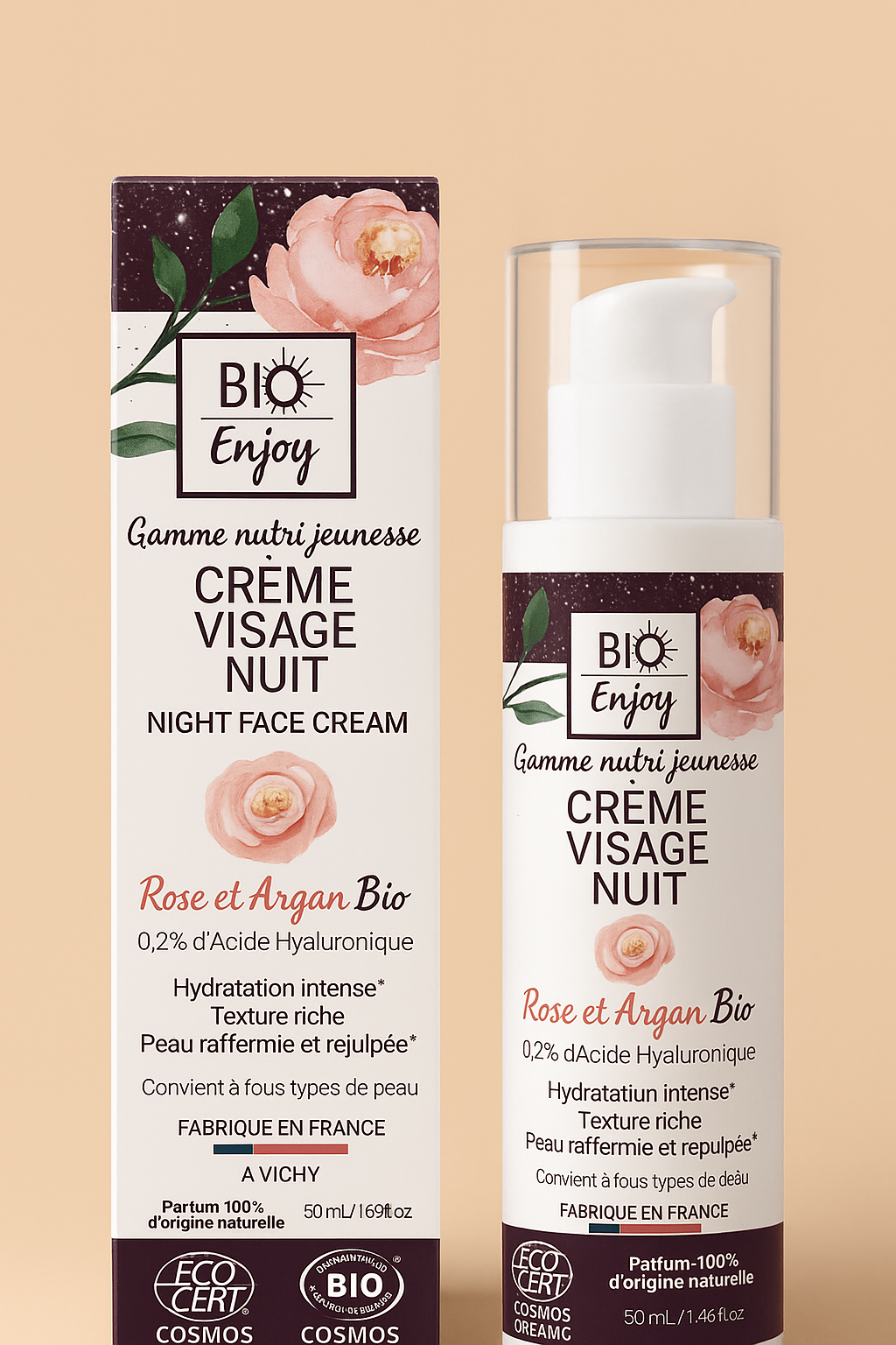 Born to Bio | Night Cream Rose Argan – Økologisk Nattkrem