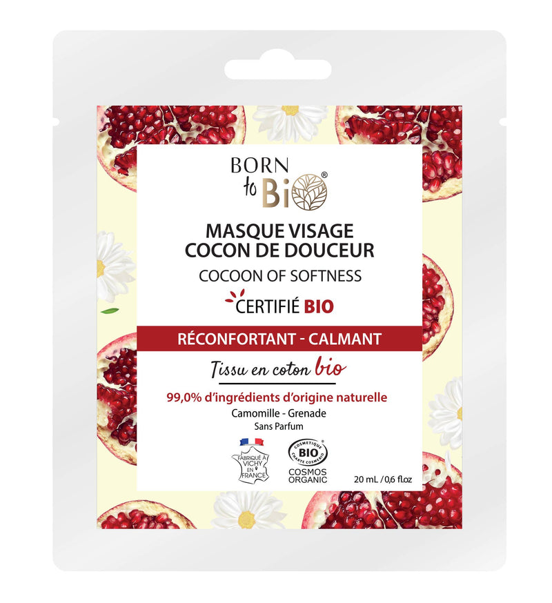 Born to Bio | Ansiktsmaske for Sensitiv Hud – Cocoon of Softness