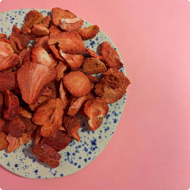 Organica | Økologiske Jordbær, Frysetørret, 100% Ren Frukt | 50g ~ 500g