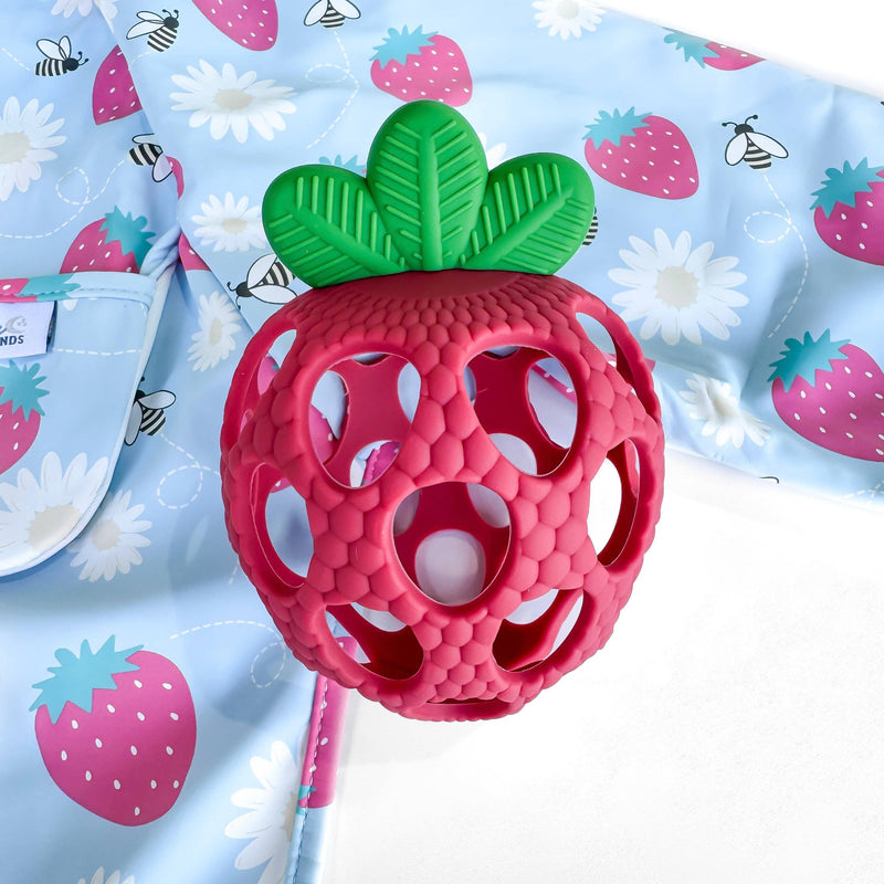 Calla & Friends | Biteleke i 100% Silikon, "Strawberry Patch"
