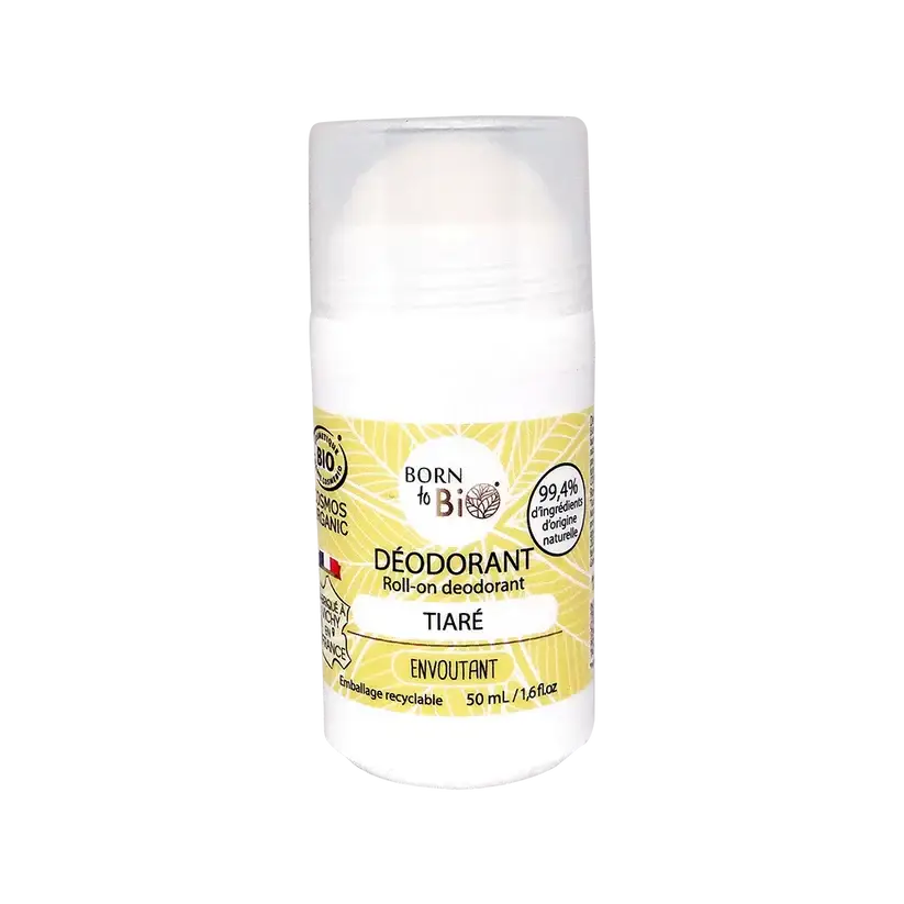 Born to Bio | Deodorant, Økologisk, Duft av Tiaréblomst - 50 ml