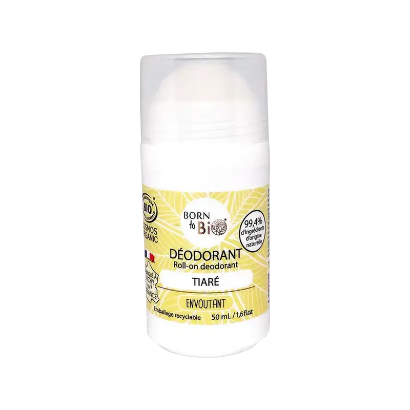 Born to Bio | Deodorant, Økologisk, Duft av Tiaréblomst - 50 ml