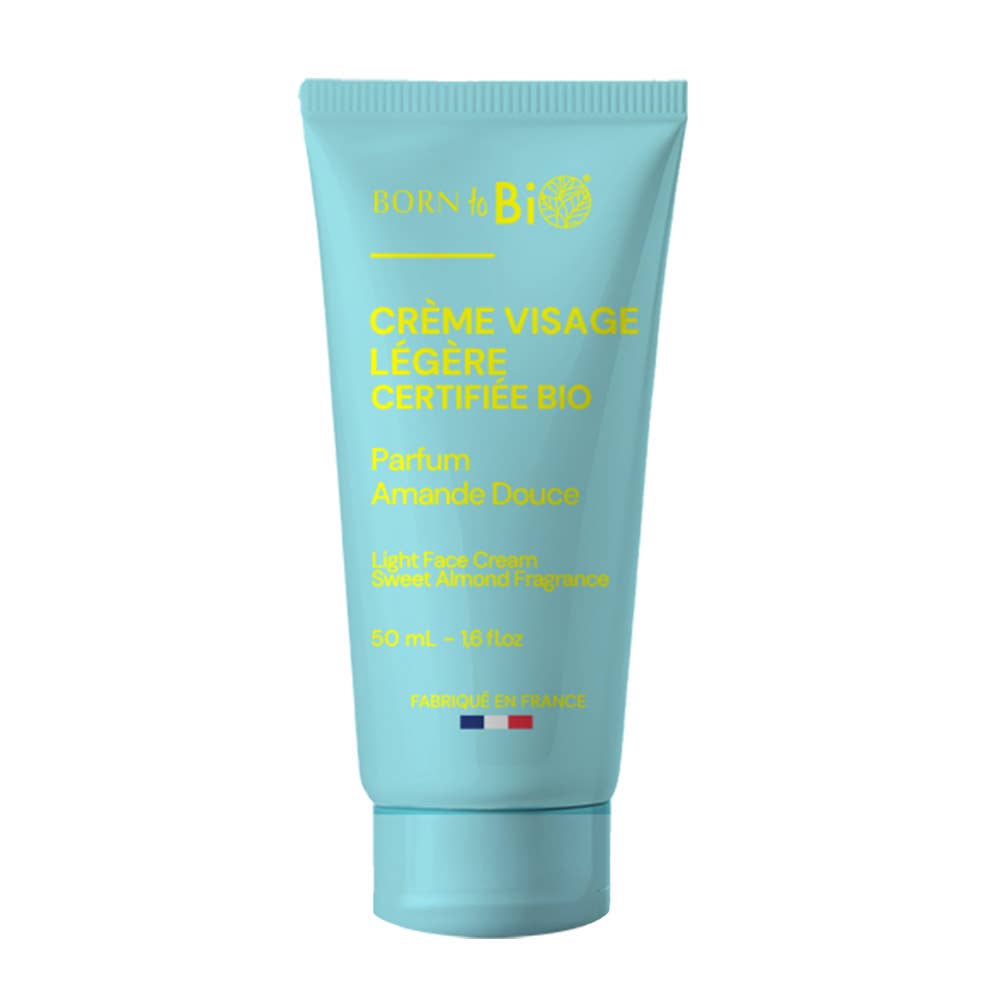 Born to Bio | Økologisk Lett Ansiktskrem med Mandel – 50 ml