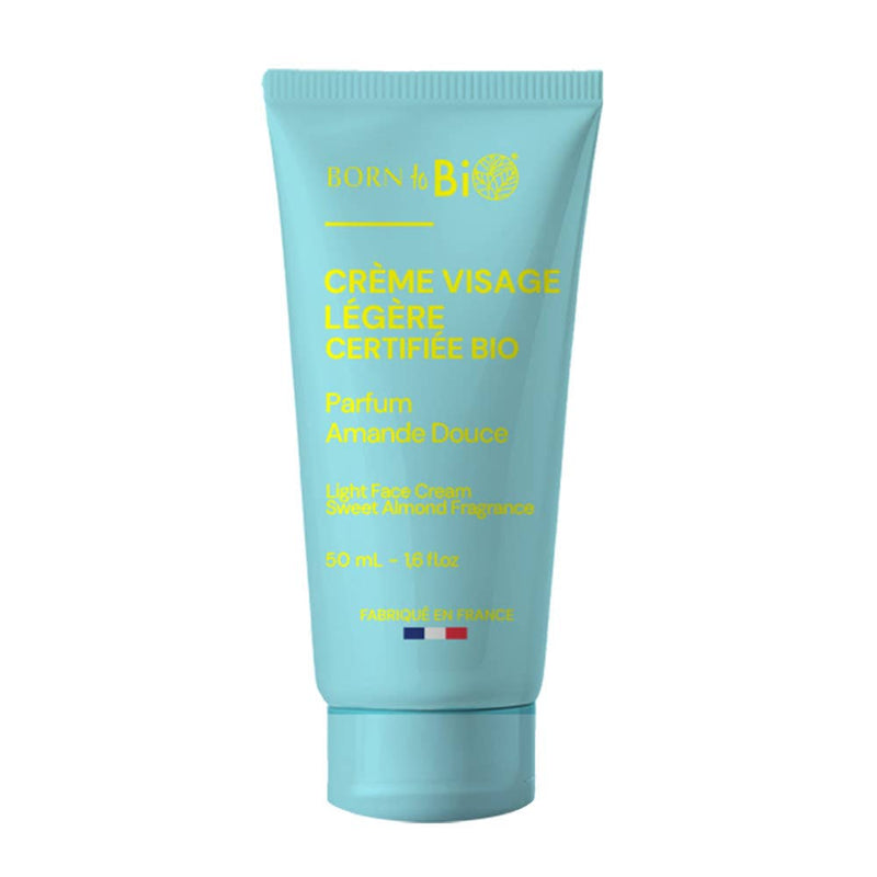 Born to Bio | Økologisk Lett Ansiktskrem med Mandel – 50 ml