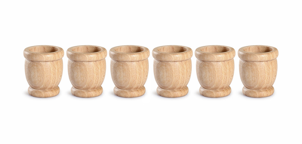 Grapat | 6 mates - natural wood