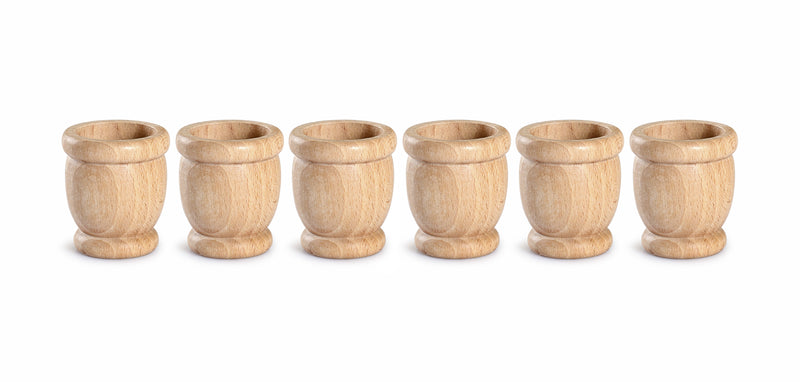 Grapat | 6 mates - natural wood