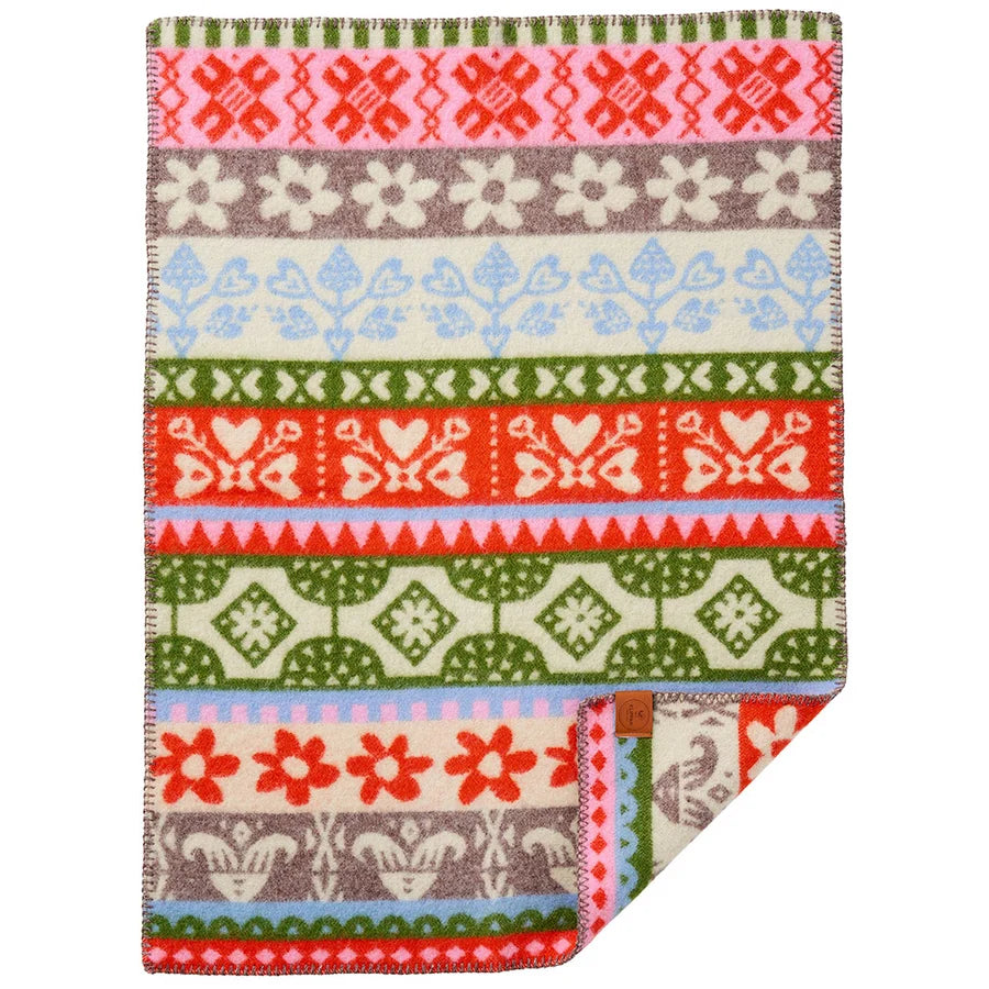 Klippan | Ullfiltpledd baby/barn, Arvidsjaur Multi (65 × 90 cm)