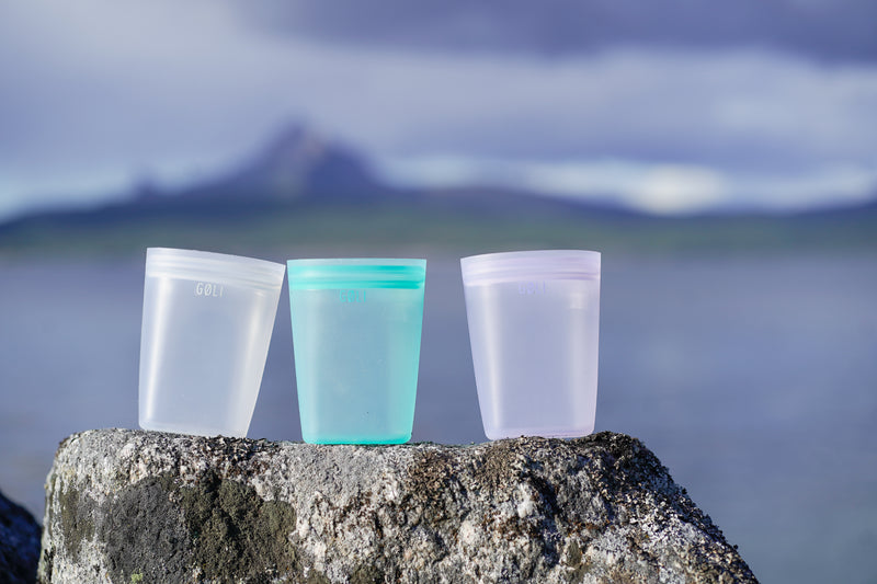 GØLI | Silikonpose til morsmelk, frukt og småporsjoner, 180 ml (220 ml) | Klar