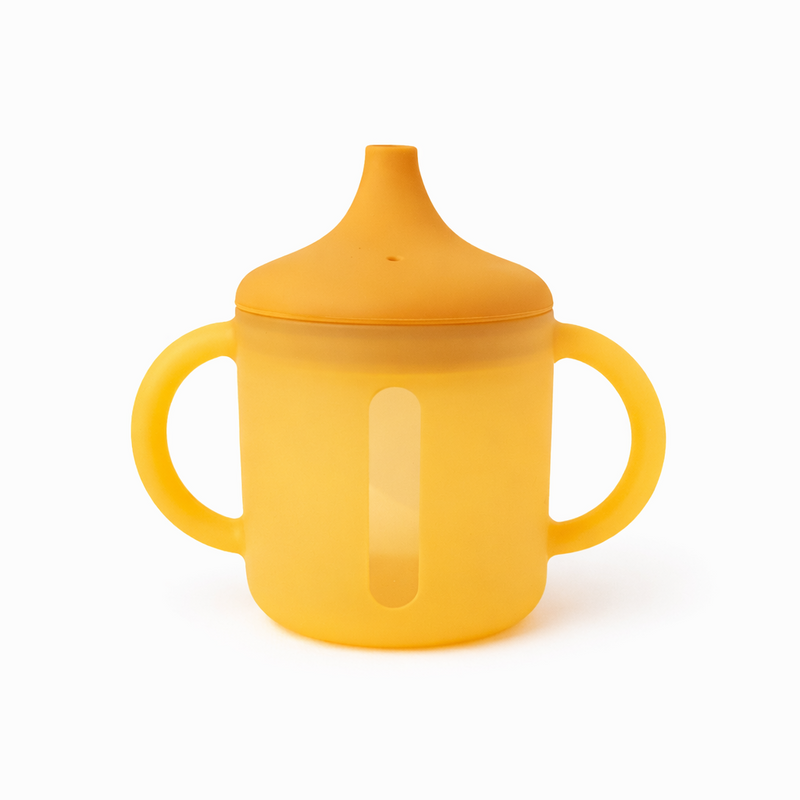 piips | Tutekopp i 100% Silikon, 180 ml - Plastfri | Gul