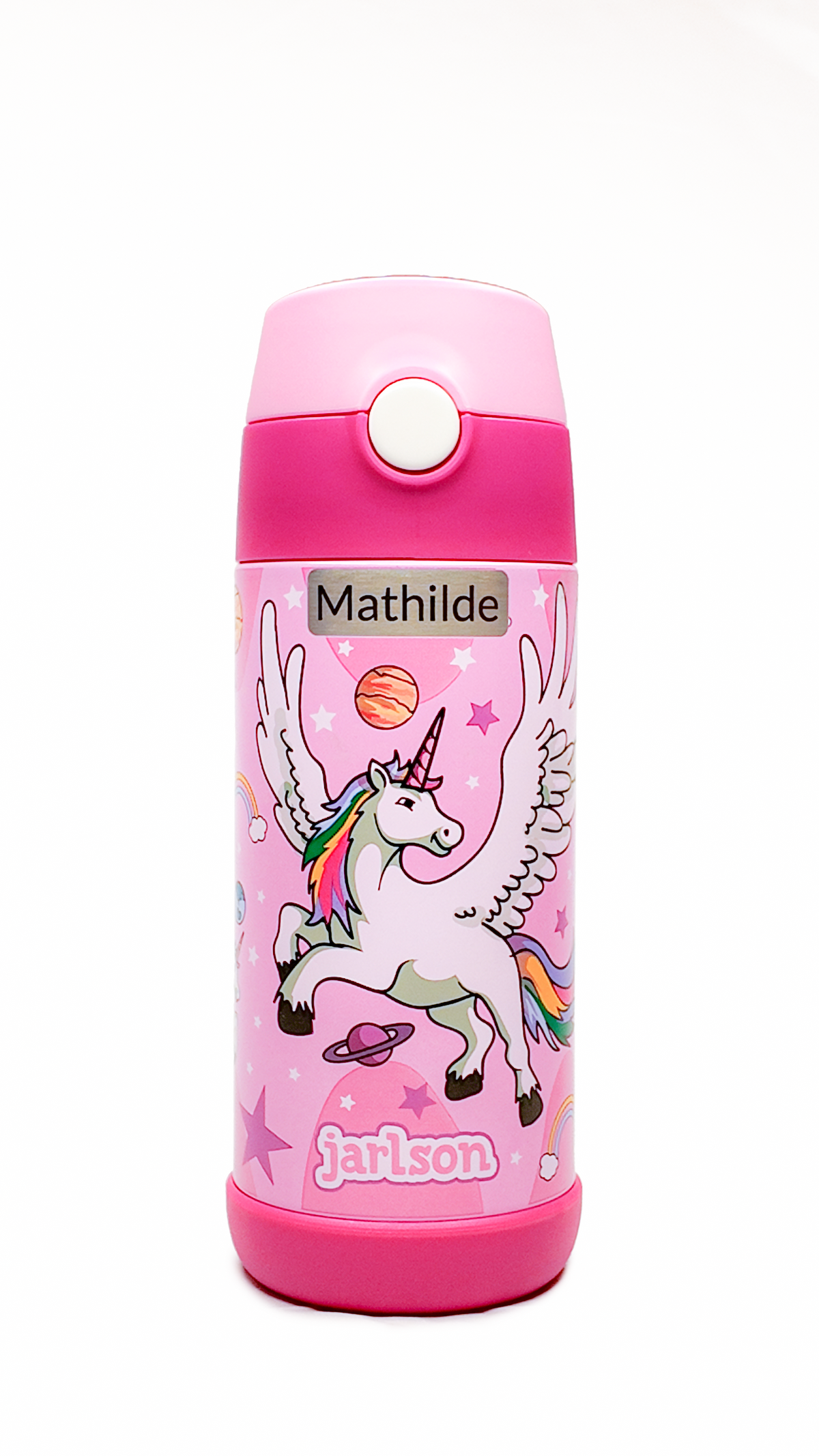 Jarlson | Drikkeflaske i Stål, Isolert, 350ml | "Unicorn"