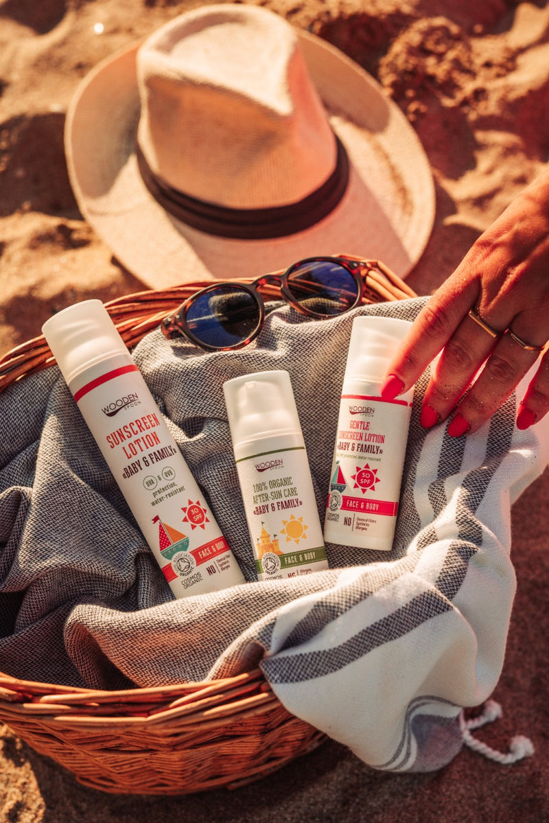 Wooden Spoon | Solkrem SPF 50, "Gentle Sunscreen Lotion" | 50 ml Pumpeflaske