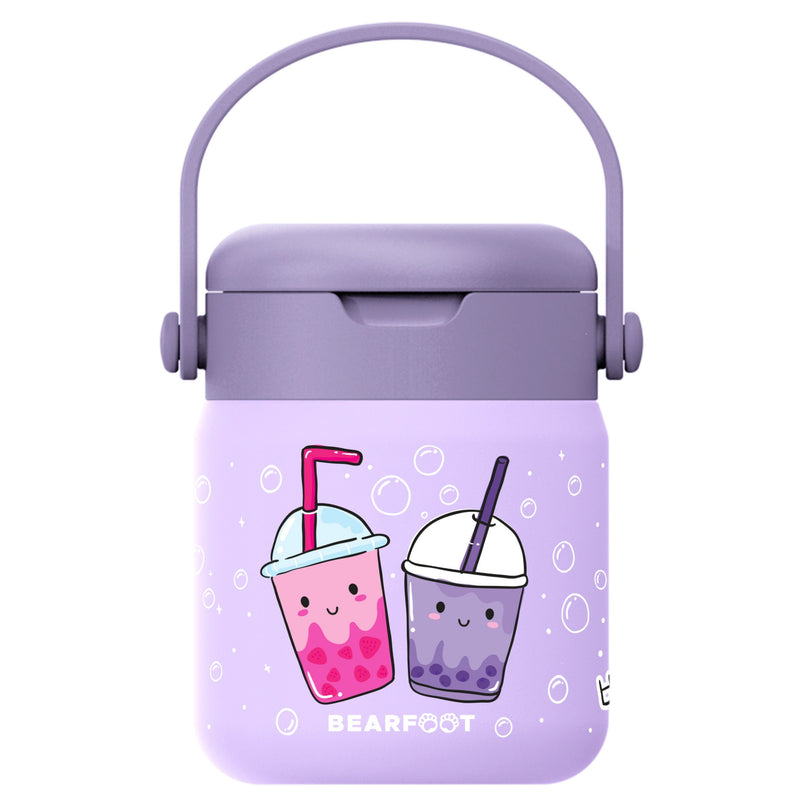 Bearfoot | Mattermos i Rustfritt Stål, 500 ml | Lilla, "Bubble Tea"