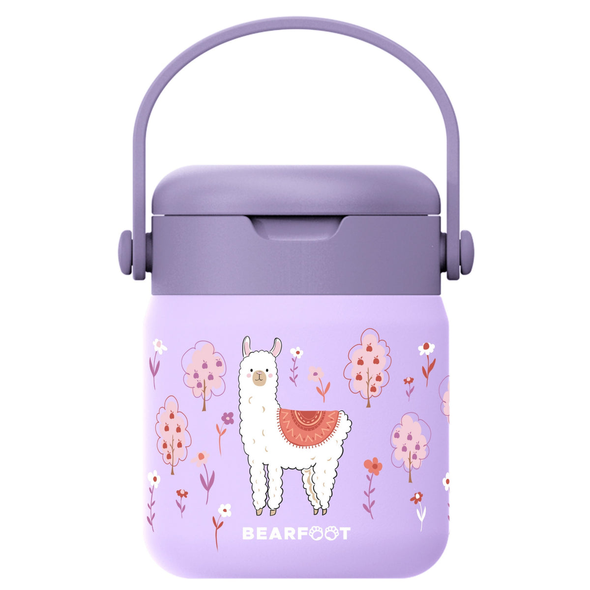 Bearfoot | Mattermos i Rustfritt Stål, 500 ml | Lilla, Lama