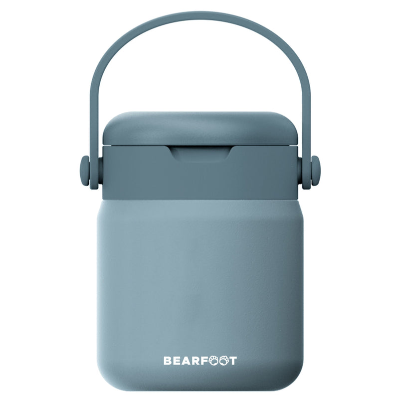 Bearfoot | Mattermos i Rustfritt Stål, 500 ml | Blå