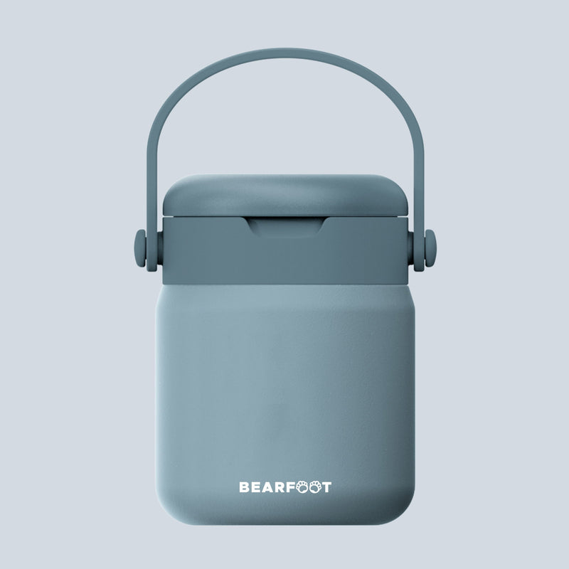 Bearfoot | Mattermos i Rustfritt Stål, 500 ml | Blå