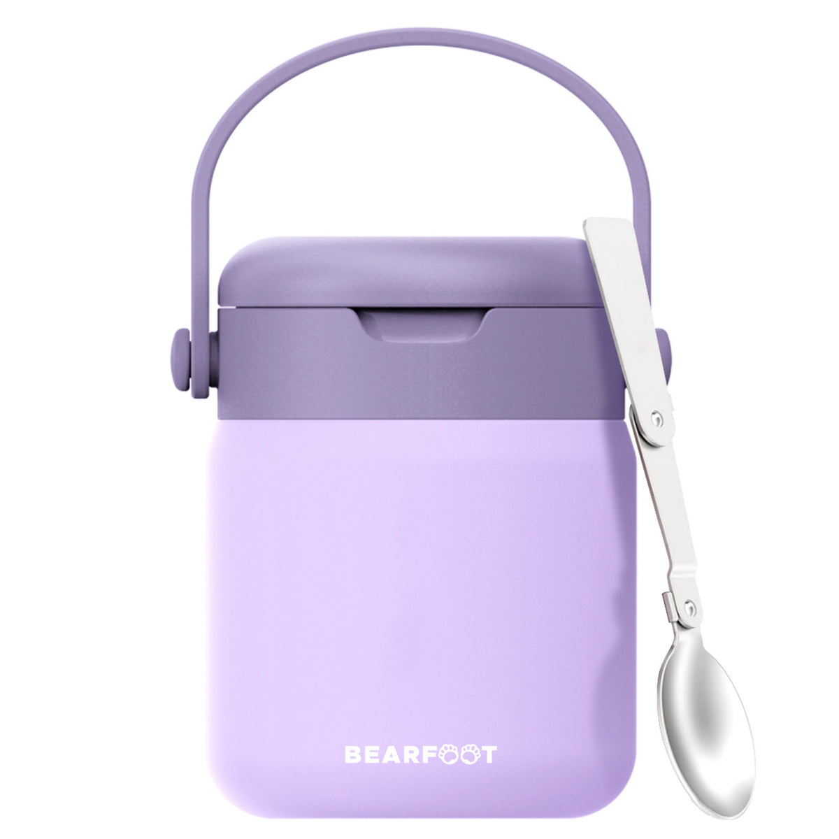 Bearfoot | Mattermos i Rustfritt Stål, 500 ml | Lilla