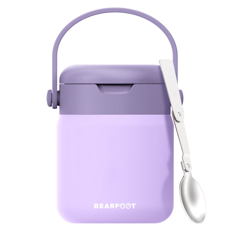 Bearfoot | Mattermos i Rustfritt Stål, 500 ml | Lilla