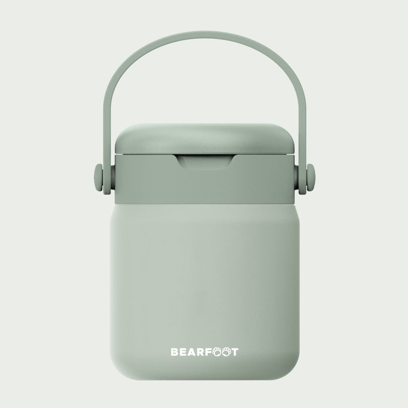 Bearfoot | Mattermos i Rustfritt Stål, 500 ml | Grønn