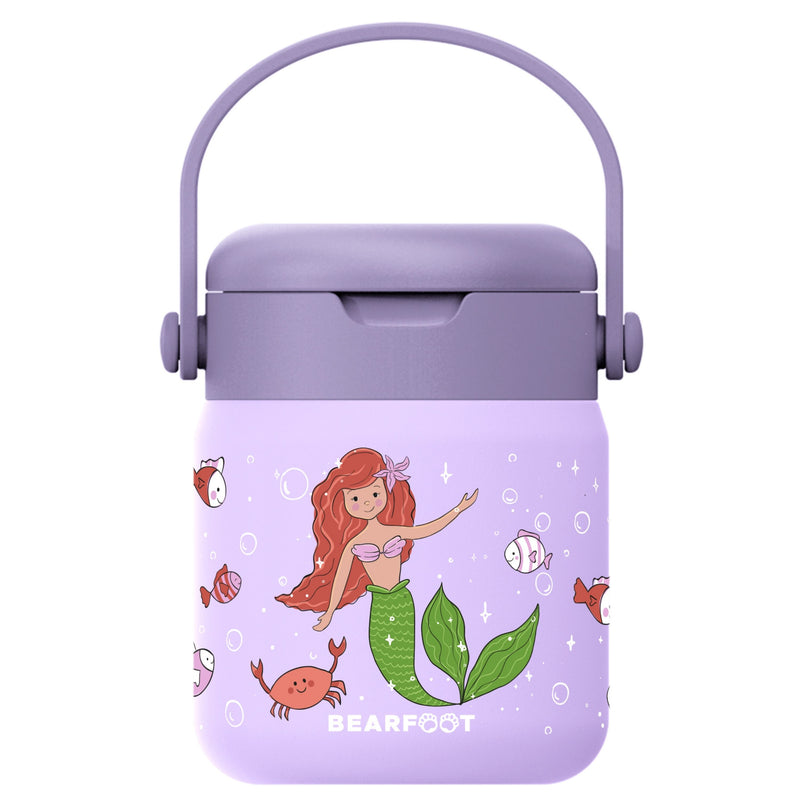Bearfoot | Mattermos i Rustfritt Stål, 500 ml | Lilla, Havfrue