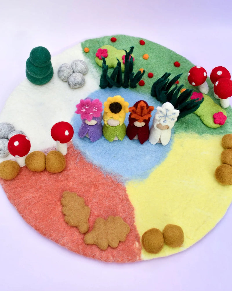Tara Treasures | Four Seasons Play Mat Playscape - 45cm