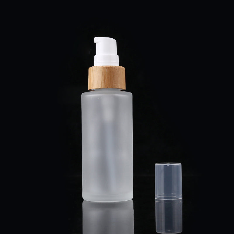 GØLI | Pumpeflaske i Glass for Kremer, Såper, Lotions etc | 50 ml