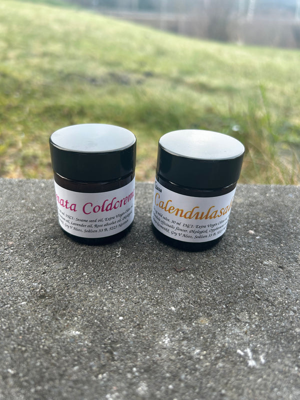 Celana | Gavesett – Kuldekrem + Calendulasalve (2×30 ml)
