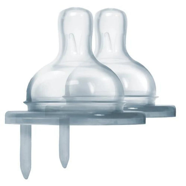 Pura | Y-Cut Natural Vent Nipple | 2pk
