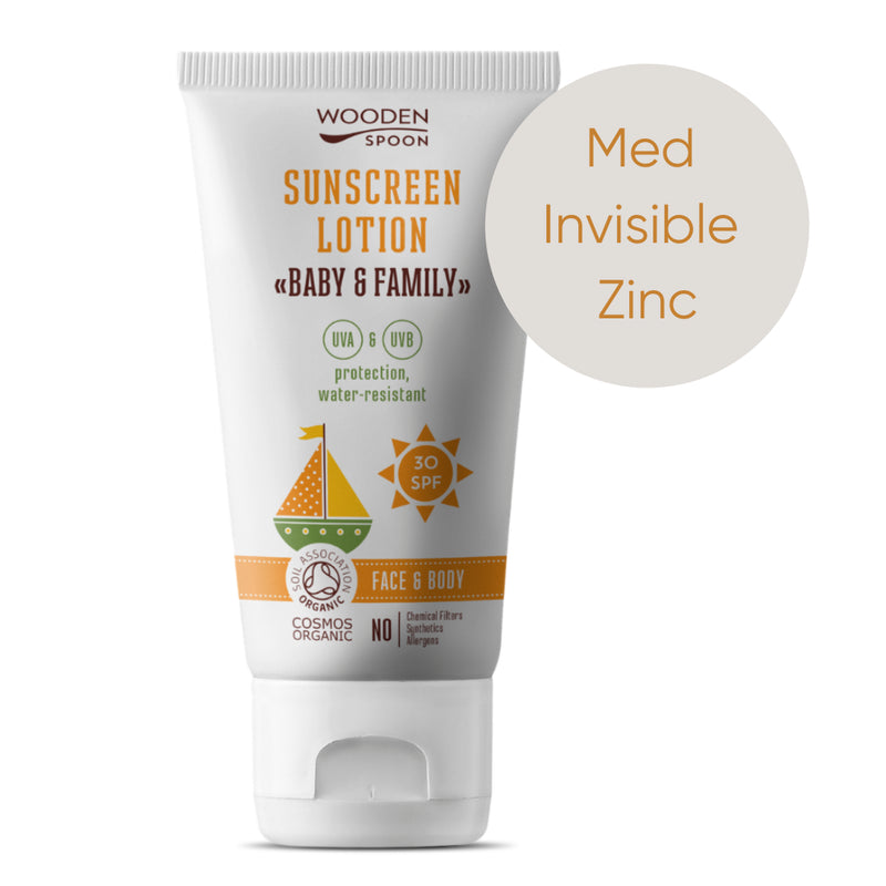 Wooden Spoon | Solkrem SPF 30, 150 ml - "Baby & Family"